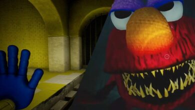 Elmo se convierte en el juguete más aterrador de Playtime Co. en Poppy Playtime Capítulo 2 Mod