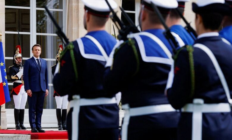 Emmanuel Macron inauguró para un segundo mandato como presidente de Francia