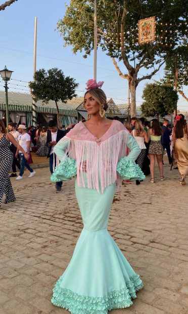 Anna Padilla en la Feria de Abril / Instagram