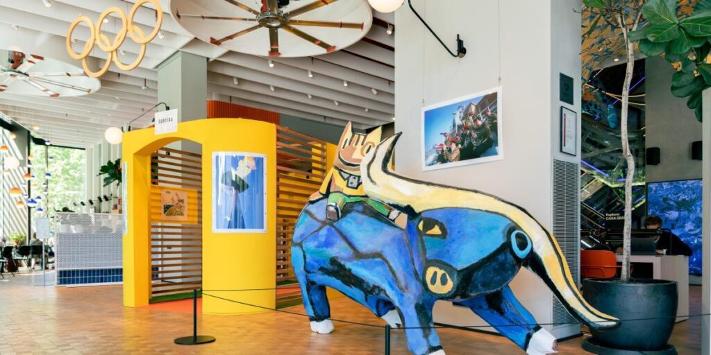 Exposición sobre Barcelona'92 en Casa Seat