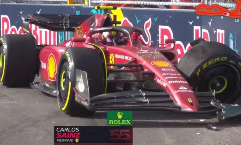 F1 GP Miami: Accidente de Sainz y Alonso se mete en el Top-5