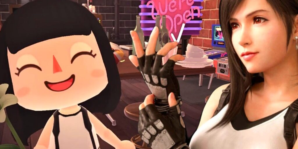 FF7: El cumpleaños de Tifa se celebra en un adorable video de Animal Crossing