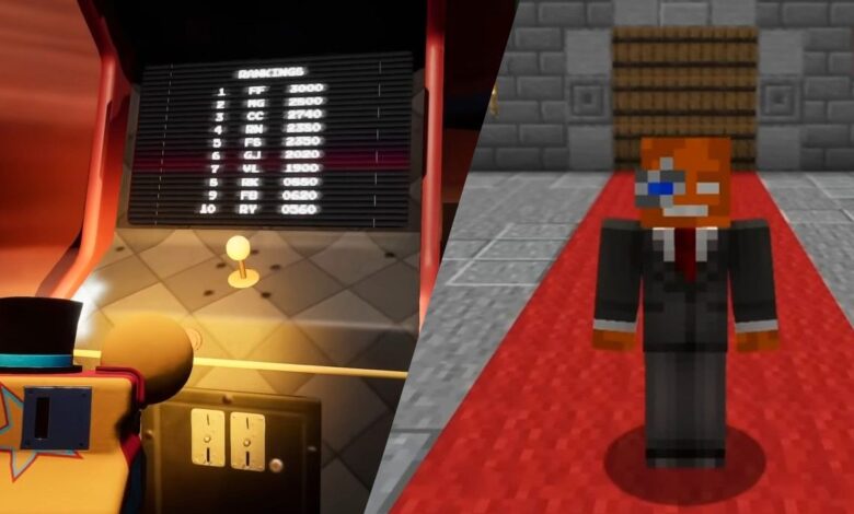 FNAF: Security Breach Fan crea una misión de princesa jugable en Minecraft