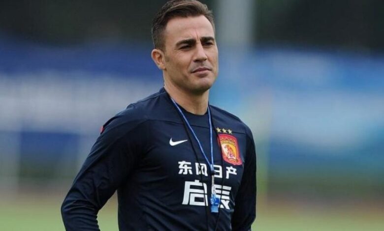 Fabio Cannavaro, candidato a suceder a Vicente Moreno en el banquillo