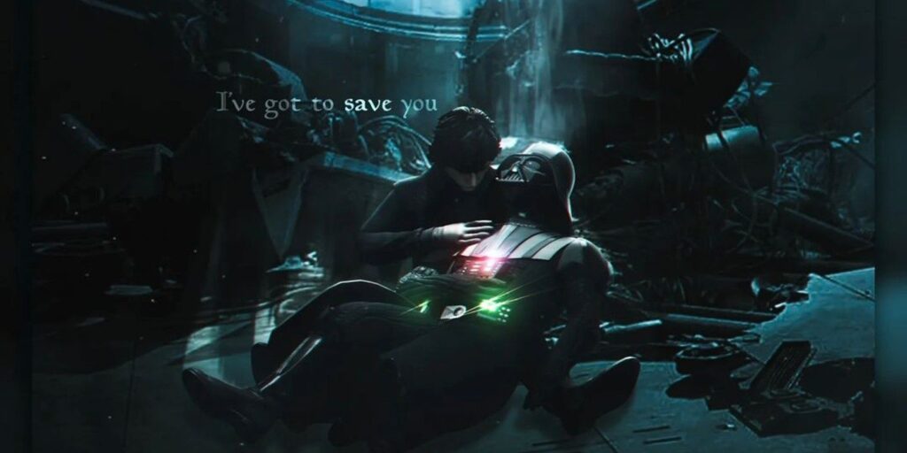 Fan Art de Star Wars muestra el alma de Anakin Skywalker dejando a Darth Vader