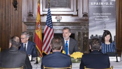 Felipe VI se reúne con empresarios españoles durante una visita relámpago a Nueva York