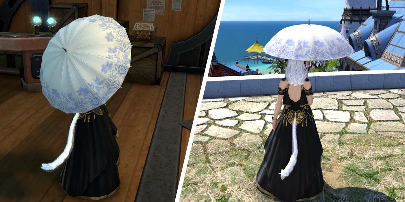 Final Fantasy XIV: Cómo conseguir la sombrilla Blue Blossom