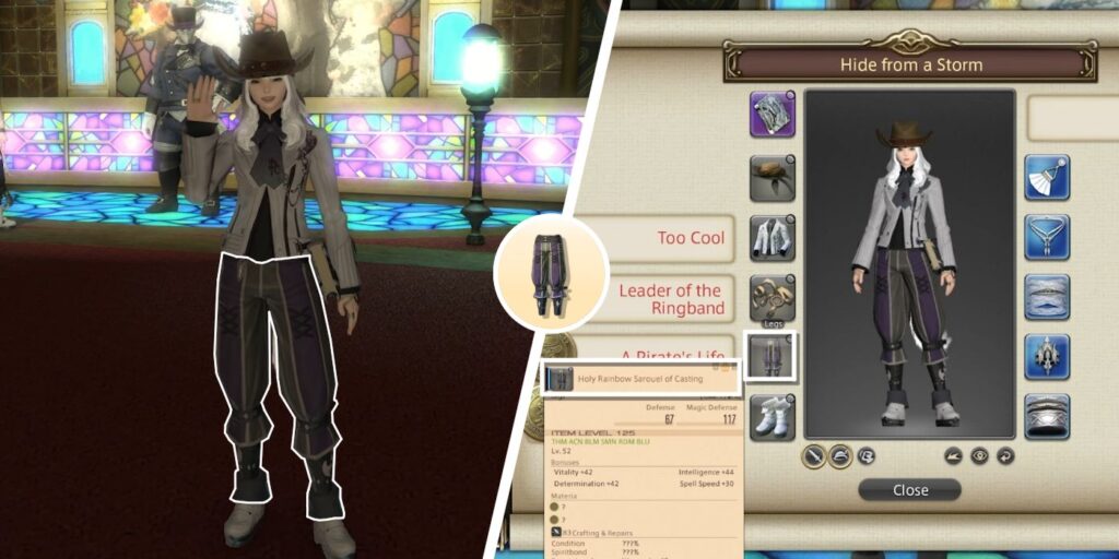 Final Fantasy XIV: Cómo obtener el arcoíris Sagrado Sarouel (Informe de moda)