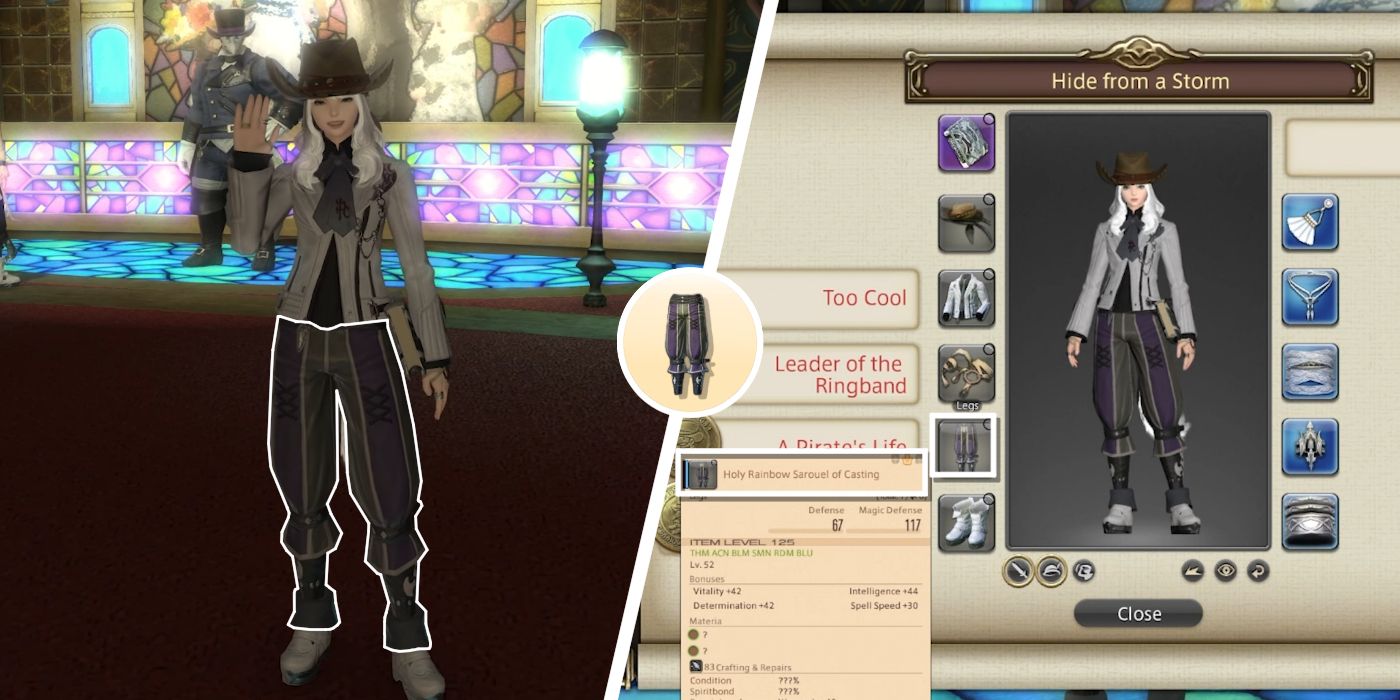 Final Fantasy XIV: Cómo obtener el arcoíris Sagrado Sarouel (Informe de moda)