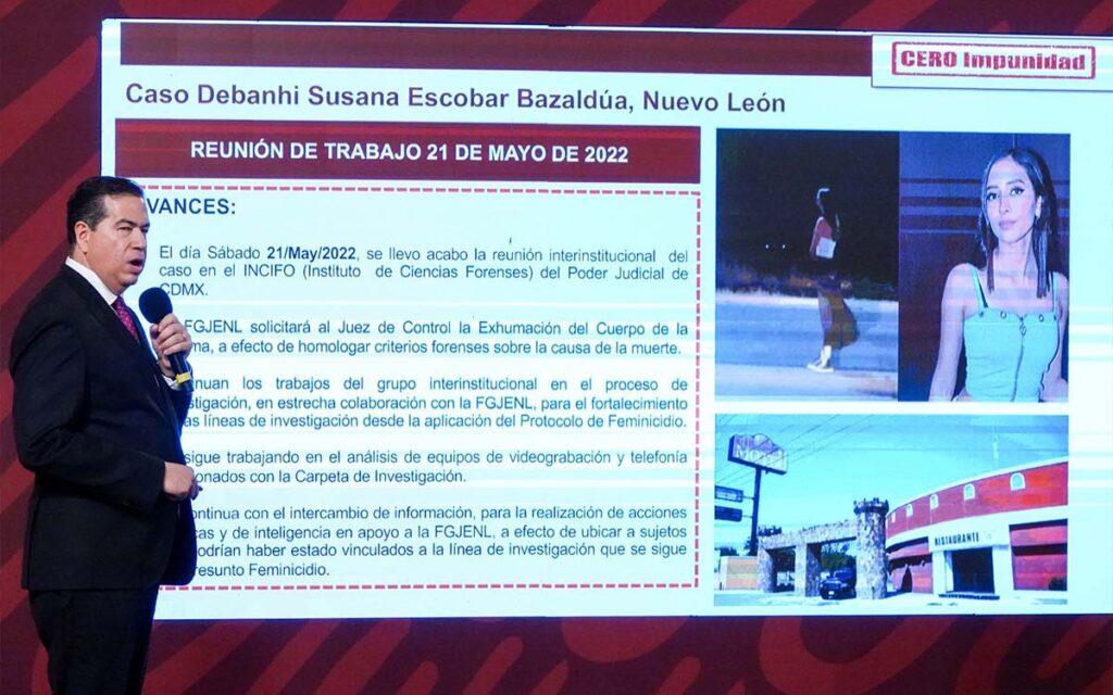 Fiscalía de Nuevo León solicitará exhumación del cuerpo de Debanhi Escobar para aclarar discrepancias entre autopsias