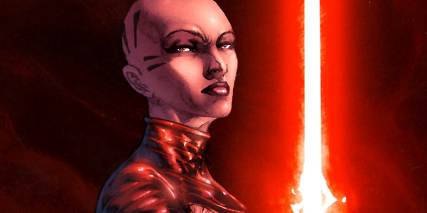 Force Choke de Darth Vader se hace mucho más letal por Asajj Ventress
