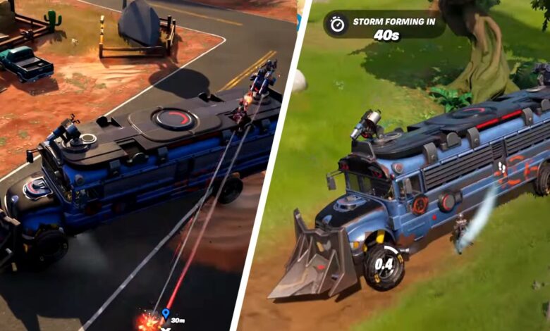 Fortnite: dónde encontrar un autobús de batalla manejable