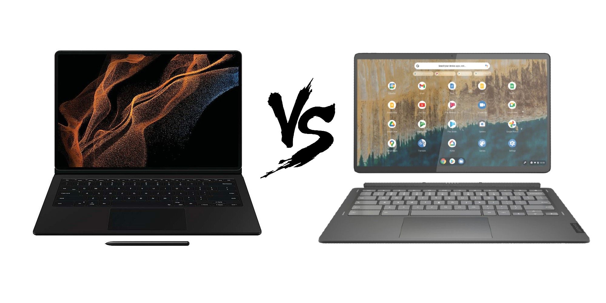 Galaxy Tab S8 Ultra vs. Lenovo Chromebook Duet 5: ¿Android o sistema operativo Chrome?