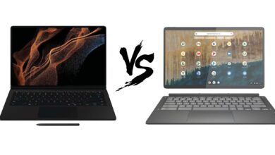 Galaxy Tab S8 Ultra vs. Lenovo Chromebook Duet 5: ¿Android o sistema operativo Chrome?