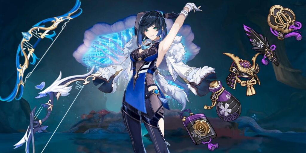 Genshin Impact: las mejores construcciones de personajes para Yelan: armas, artefactos y más