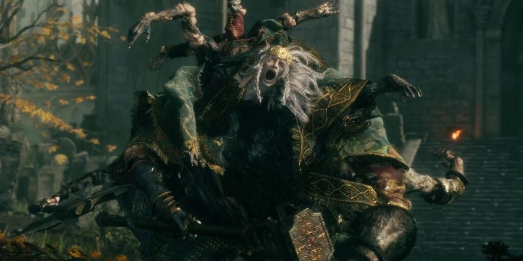 Godrick de Elden Ring se ve aún más horrible sin capa