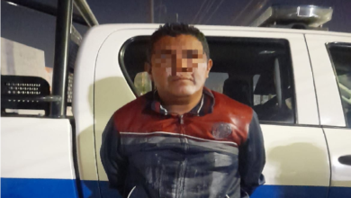 Golpeó a su propia pareja, fue detenido por la policía, en San Juan del Río