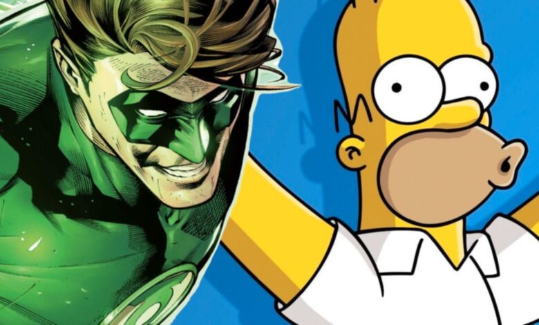Green Lantern hizo el canon perfecto de la broma de Los Simpson