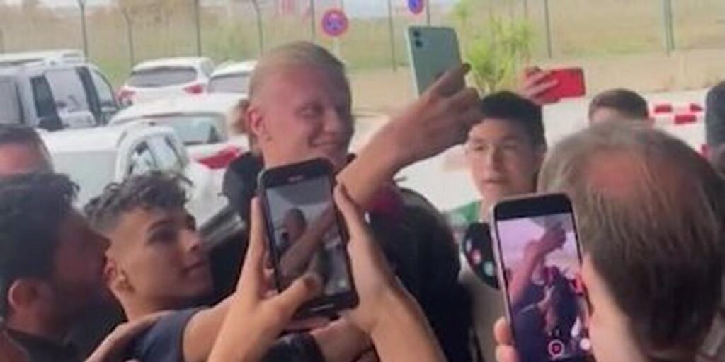 Haaland desata la locura en El Prat