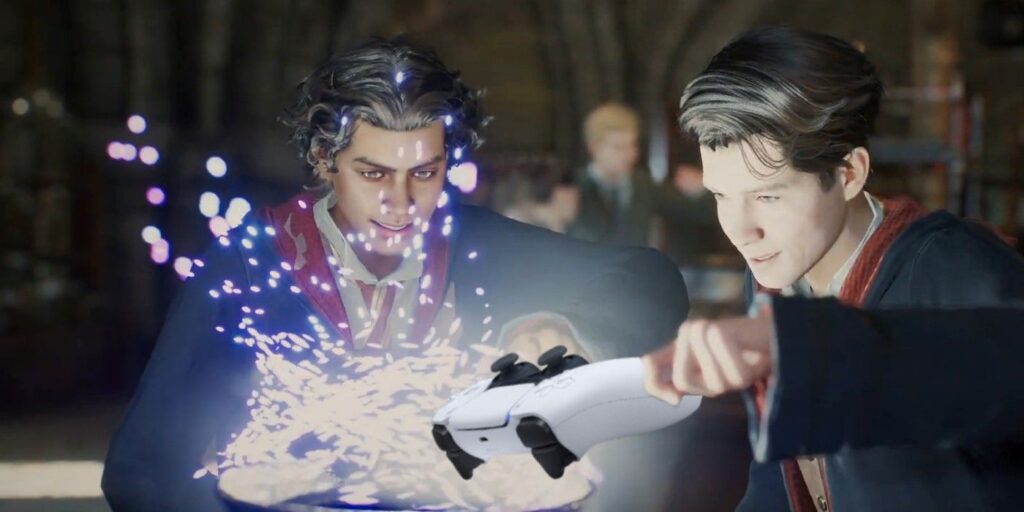 Hogwarts Legacy en PS5 casi convertirá DualSense en una varita real