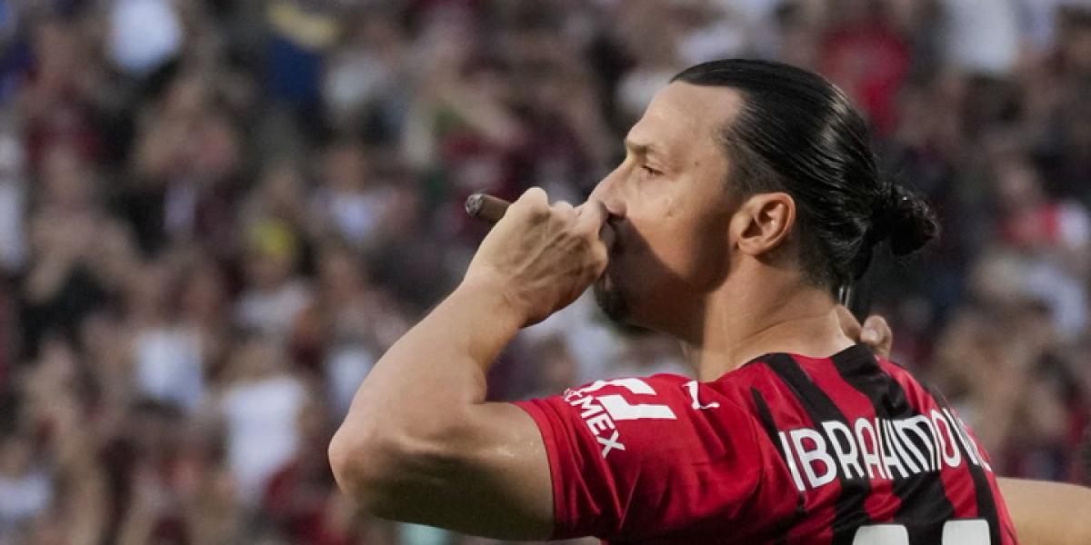 Ibra, al más puro estilo Ancelotti: Celebración con puro y champán