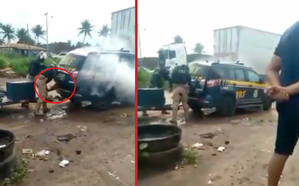 Indigna en Brasil video de policías asfixiando a detenido en patrulla