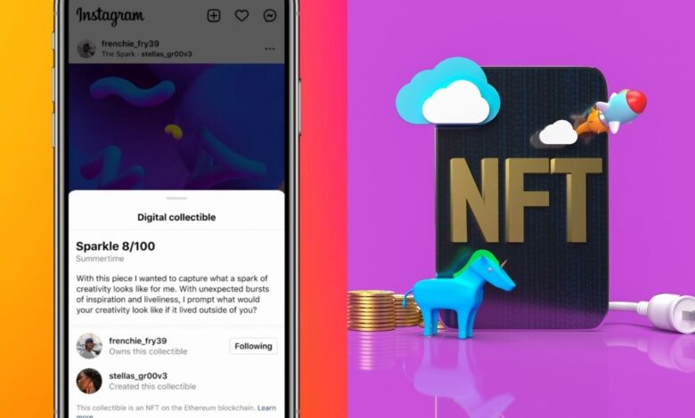Instagram da el primer paso en el sector NFT