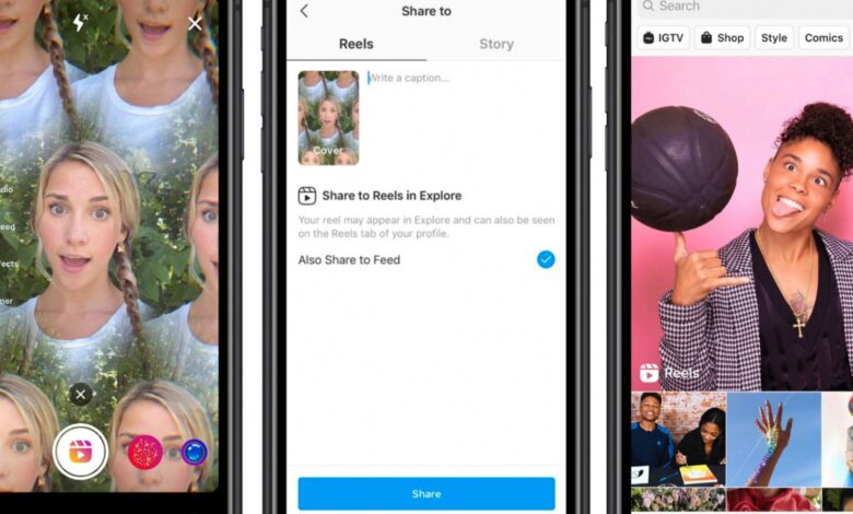 Instagram prueba reacciones de video para competir con TikTok