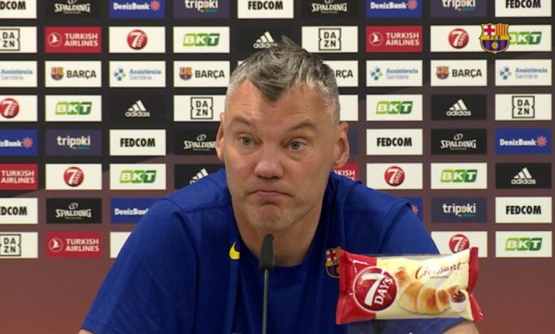 Jasikevicius: "El Madrid nos tiene muchas ganas, hay que igualar su hambre"