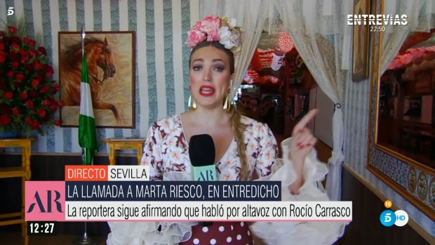 Marta Riesco en Sevilla / Telecinco