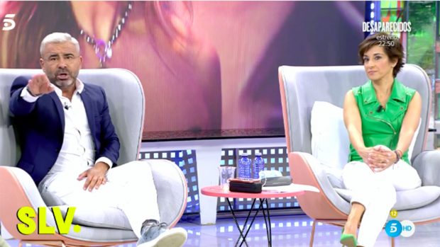 Jorge Javier Vázquez y Adela en 'Sálvame' / Telecinco