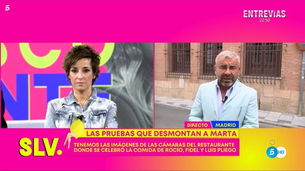 Jorge Javier Vázquez en directo / Telecinco