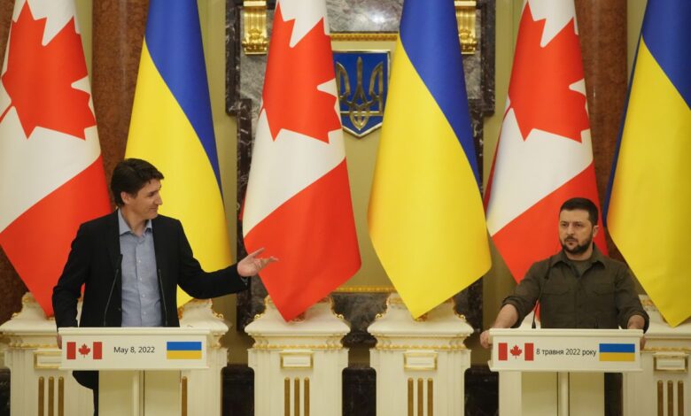 Justin Trudeau se reúne con Zelenski en una visita sorpresa a Ucrania