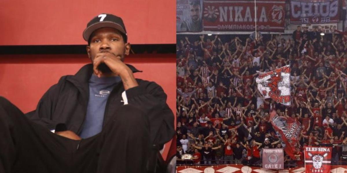 Kevin Durant acude a un partido de Euroliga y le reciben con abucheos
