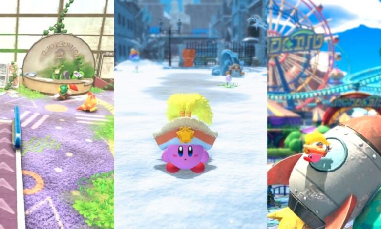 Kirby And The Forgotten Land: 10 niveles más divertidos para jugar una y otra vez