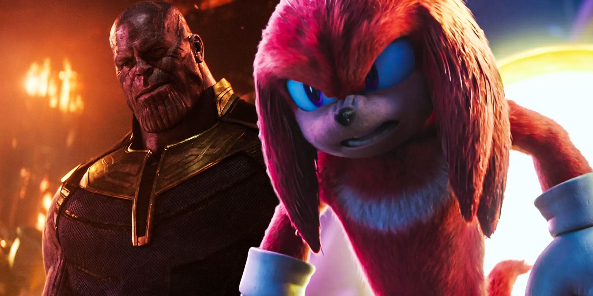 Knuckles de Sonic 2 invierte el plan Infinity War de Thanos