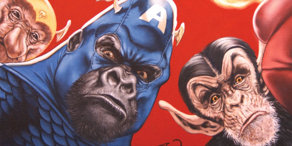 La Liga de la Justicia de los Dinosaurios se pierde la mejor parte de los vengadores de monos de Marvel