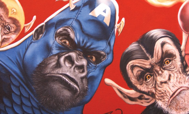 La Liga de la Justicia de los Dinosaurios se pierde la mejor parte de los vengadores de monos de Marvel