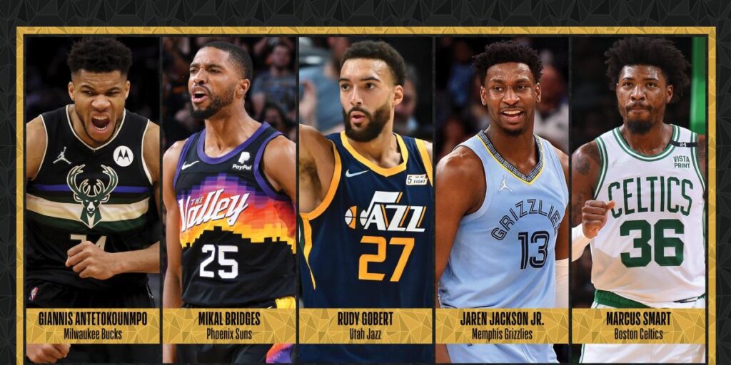 La NBA revela los quintetos defensivos de la temporada