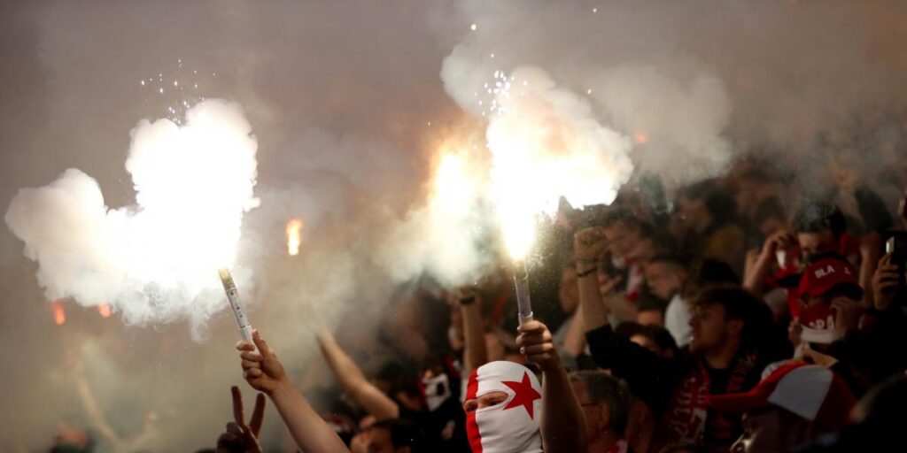 La UEFA cierra el estadio del Slavia