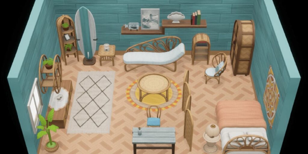 La actualización de Coral Island confirma amplias opciones de decoración de interiores