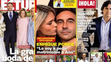 La boda de las Campos, Isabel Pantoja o la pedida de Enrique Ponce, en las portadas