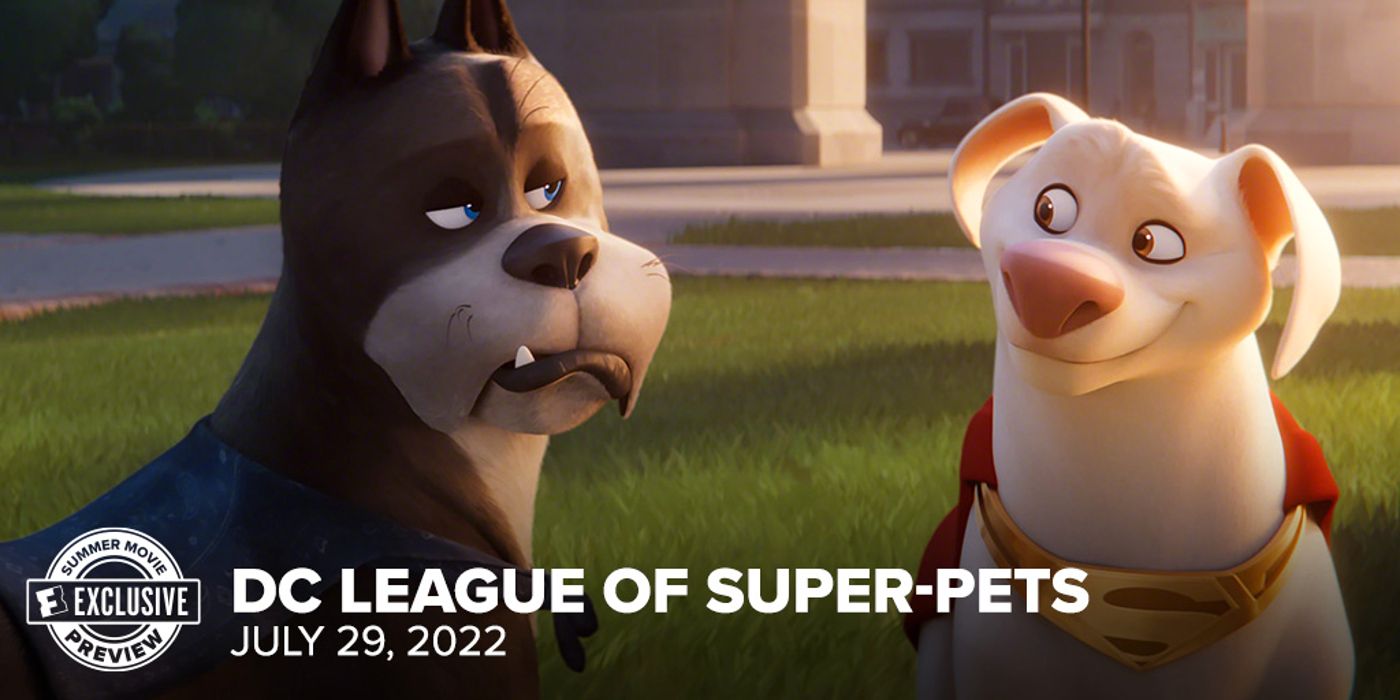 La imagen de DC League of Super-Pets da una nueva mirada al Krypto de Dwayne Johnson