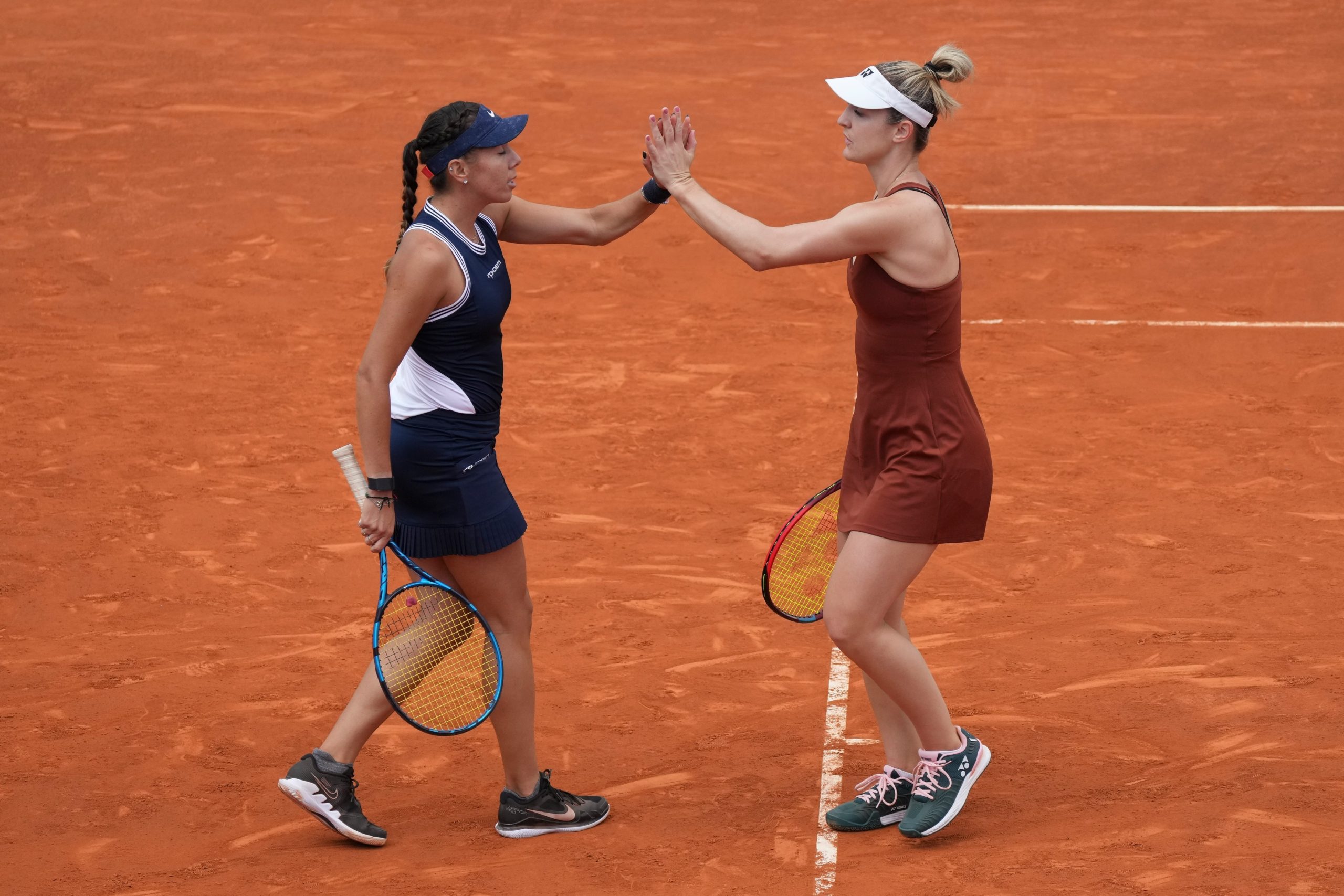 La mexicana Giuliana Olmos jugará segunda final de dobles en Roma y acaricia el top 10 de la WTA | Video