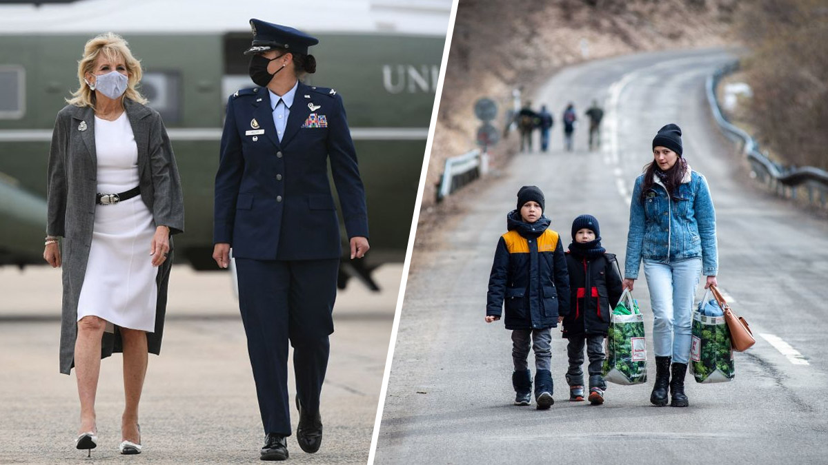 La primera dama Jill Biden viajará a una zona cercana a la frontera con Ucrania
