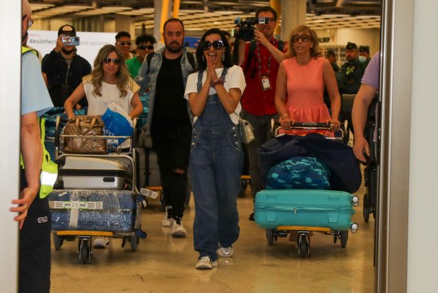 Chanel llegando a Madrid / Gtres