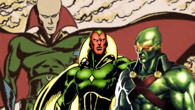 La visión original de Marvel era básicamente Martian Manhunter antes de J'onn J'onzz