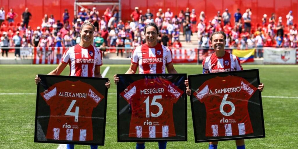 Las emocionadas palabras de Laia, Meseguer y Amanda en su despedida del Atlético