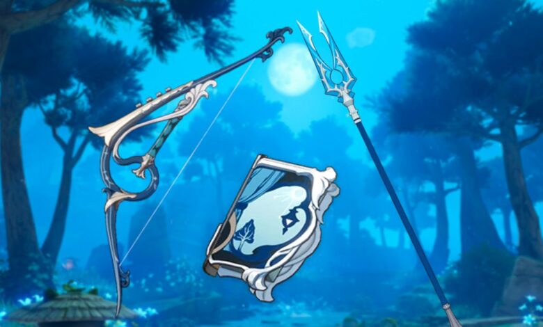 Las mejores armas de 4 estrellas de Genshin Impact de cada tipo