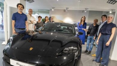 Las piezas de Porsche se transforman en arte solidario